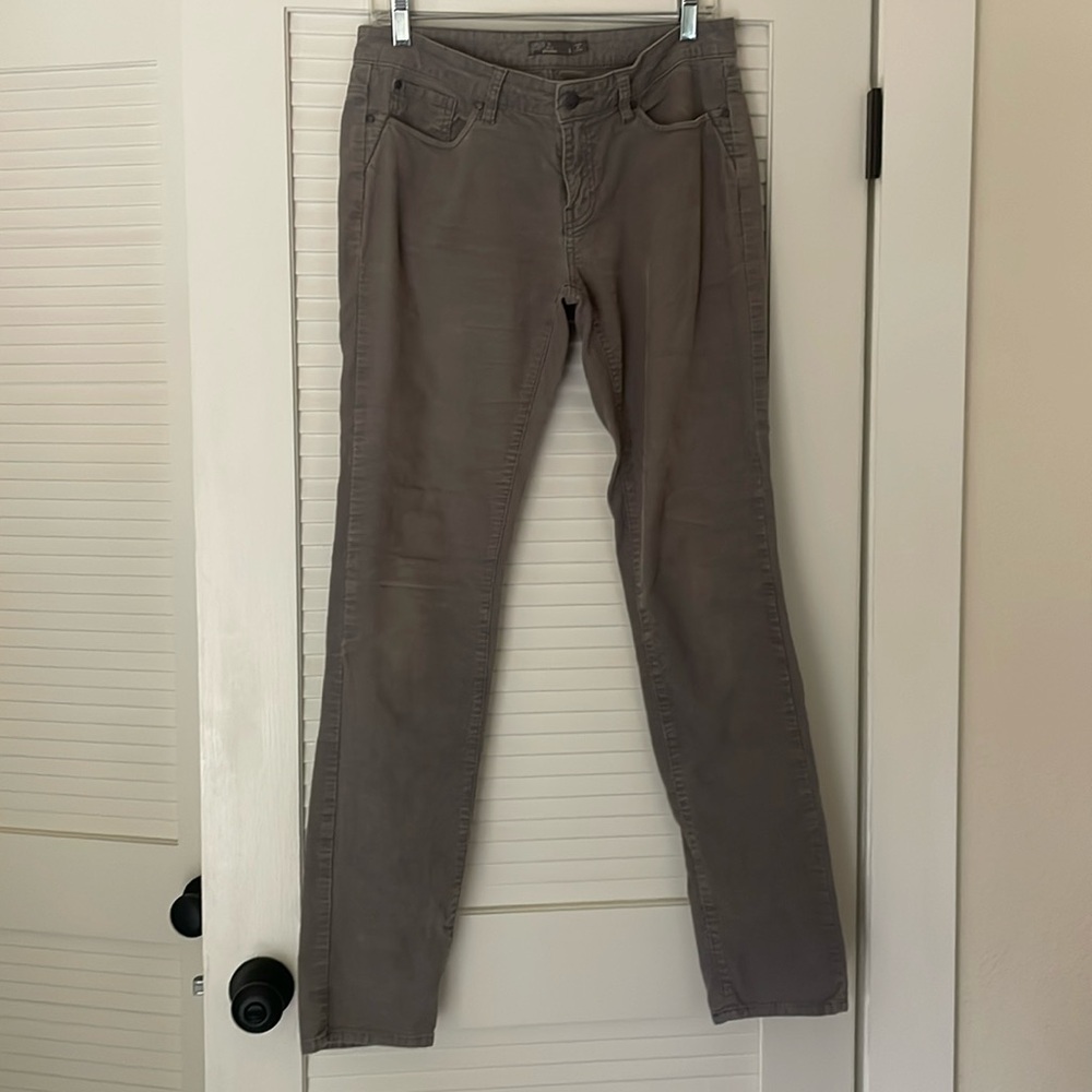 Prana Trinity Cord Pant in Gray, Size 8